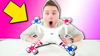 The FIDGET SPINNER Drone!!! 1,000 MPH Flying Fidget Spinner!