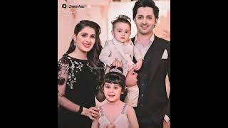 sweet couples aiza Khan and Danish taimoor with their children's 