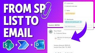 How to Send SharePoint List Attachments  via Email with Power Automate