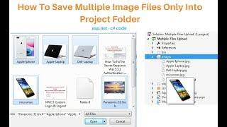 upload multiple image files | save images into a local path directory or folder