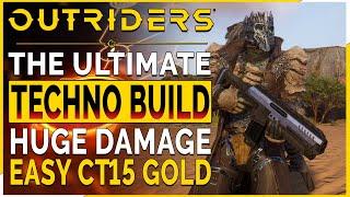 Outriders | The BEST Technomancer Build For End Game Post Patch - Insane Damage Guide vs CT15 Gold