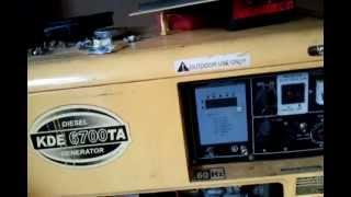 kipor kde 6700 ta diesel generator troubleshooting repair coads