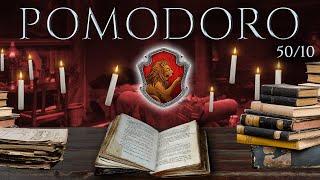 GRYFFINDOR  POMODORO Study Session 50/10 - Harry Potter Ambience  Focus, Relax & Study in Hogwarts