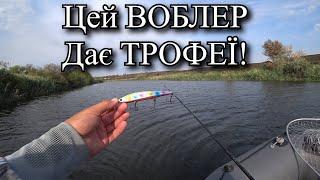 КАСТИНГв руки - ТРОФЕЇ в човен. Воблер РЯТІВНИК та цікавий досвід!