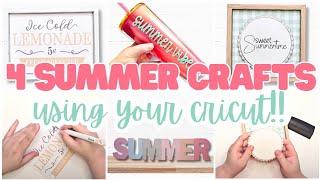 ️ Crafting Sunshine: Summer Cricut Creations to Brighten Your Day ️ | Beginner Friendly 2024