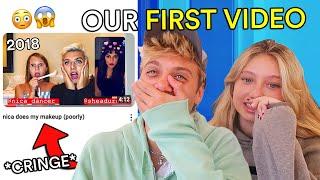 reacting to our first YouTube video w/ Nicolette Durazzo
