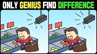 Spot The Difference : Only Genius Find Differences [ Find The Difference #582 ]