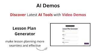 Revolutionize Your Teaching with Our Lesson Plan Generator | Lesson Plan Generator Demo