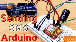 Arduino GSM Tutorial for beginners (Sending SMS with SIM800)
