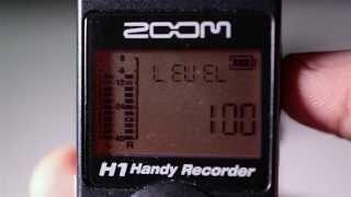 Zoom H1 Tutorial