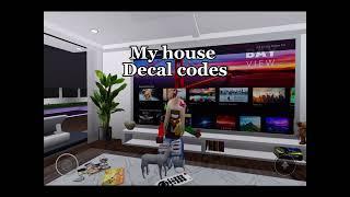 Bloxburg | my home decal codes