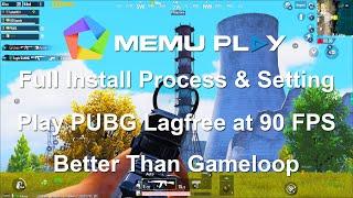 Play PUBG Mobile on MEMU Emulator at 90 FPS|  Ultimate Lag Fix | Better Than Gameloop| FPS Meter