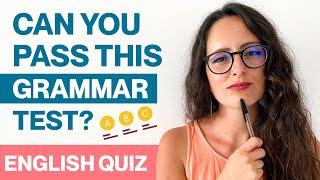 English Grammar Quiz | Can you pass this test? 