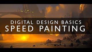 Digital Painting Basics - Introduction To Speed Painting - Concept Art Tutorial