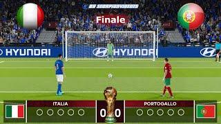 PES 2021 • Italia vs Portogallo Finale, FIFA World Cup Qatar 2022 (Calci di Rigore)