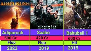 Comparison : Prabhas All Movies List | Prabhas All Hits And Flop Movies List | Data_time