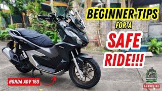 BEGINNER TIPS For New Riders | Make Riding SAFER | Honda ADV 160