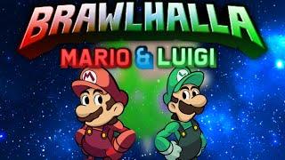 Brawlhalla - Mario and Luigi Stomp the competition