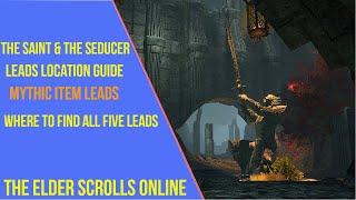 ESO The Saint and the Seducer Mythic Set Leads Location Guide