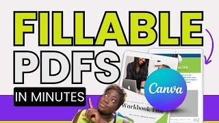 How to EDIT CANVA Workbook - Make PDF Fillable Using PDF Escape l @CareyDigital