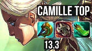 CAMILLE vs GANGPLANK (TOP) | 2.4M mastery, 6 solo kills, 900+ games | KR Master | 13.3