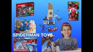 Spiderman Toys Compilation with Lorenzo Toys and Games