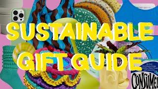 sustainable gift guide | 20 unique + conscious holiday gifts