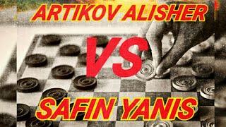 #UZDRAUGHTS #MATCH #SHASHKA ARTIKOV ALISHER (UZBEKISTAN) VS SAFIN YANIS (ROSSIYA) AJOYIB LAVHALAR!!!