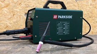 Stainless steel and steel TIG welding with the Lidl Parkside ® Parkside PMSG 200 A1 multi welder