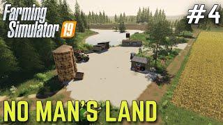 No Man's Land #4 - Bailing, Paving The Farm Yard, Field Expansion - Farming Simulator 19 Timelapse