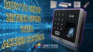 HOW TO INSTALL ZKTECO SF400 ACCESS CONTROL