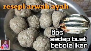 CARA BUAT BEBOLA IKAN RESEPI ARWAH AYAH #moktihchannel