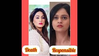 Death responsible  of YRKKH actress # ye rishta kya kehlata hai # shorts