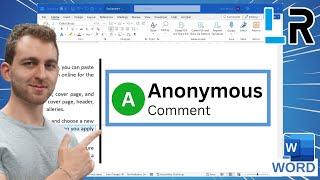 Change comment AUTHOR in MS Word  1 MINUTE