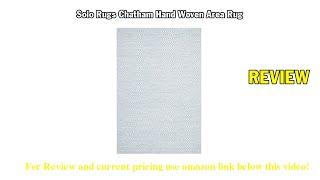 Review Solo Rugs Chatham Hand Woven Area Rug, 10' 0" x 14' 0", Cloud