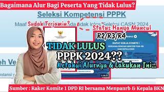 NASIB YANG TIDAK LULUS PPPK 2024 | Begini Alurnya, Peserta Cukup Lakukan Ini Bertahap Diangkat??