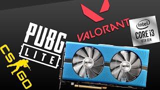 i3 10100F + RX 580 8GB Test in CS GO, VALORANT, PUBG Lite