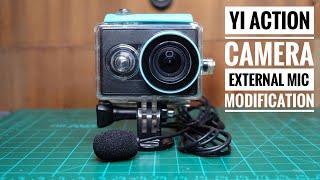 Yi Action Cam external mic modification