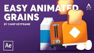 Easy Animated Grains in After Effects - Tutorial