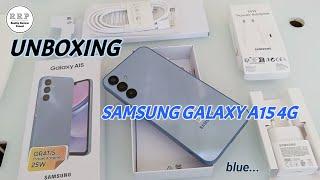 Unboxing Samsung Galaxy A15 4G Blue