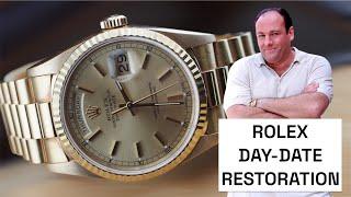 Restoring Tony Soprano’s Gold Rolex Day Date From 1983