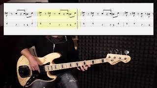 Ray Charles - Hit The Road Jack (bass cover with tabs in video)