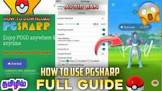 HOW TO DOWNLOAD PG SHARP IN 2024 | BEST SETTINGS TO AVOID BAN IN POKEMON GO | IN TAMIL