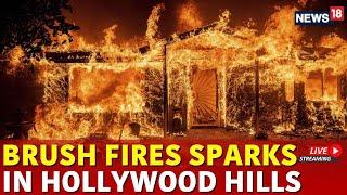 California Wildfire Live | Fire Breaks Out In Hollywood Hills Live | Hollywood Hill Fire Live | N18G