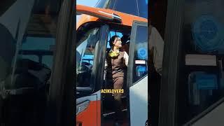 Si Cantik WULAN Pramugari Bus Rosalia Indah Terminal Maospati Magetan