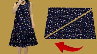 ️Amazing Sewing Idea Dresses ️All Size Sew This In 10 Minute Summer Trends Dresses So Easy Styl