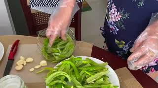 How To Make Pickled Chilli | Atcharang Siling Haba