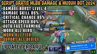 SCRIPT 1 HIT DAMAGE MOBILE LEGENDS DAN MUSUH BOT TERBARU 2024 ANTI BANNED