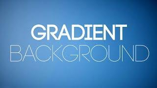 How to make Gradient Background in after effects