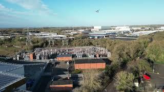 Rugby and District from Above - Elliots Field Shopping Center  - 01/01/24